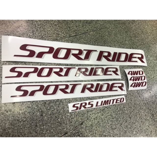 สติ๊กเกอร์ติดรถ sport rider | Shopee Thailand