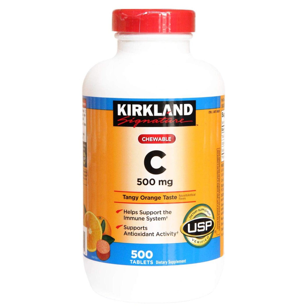 Kirkland Vitamin C 500mg 500Tablets Shopee Thailand