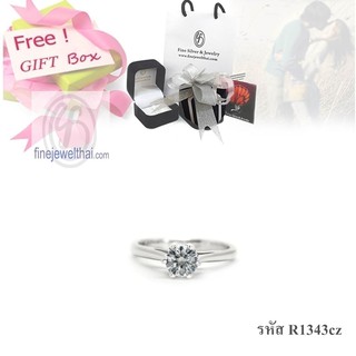 Finejewelthai แหวน แหวนเพชร เพชรสังเคราะห์ แหวนเงิน เงินแท้ - R1343cz-R1341cz-R1280czm-R1204cz