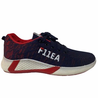รองเท้าผ้าสำหรับผู้ชาย FILA-0005 สีดำ-แดง