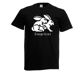 เสื้อยืดโอเวอร์ไซส์เสื้อยืด แบบนิ่ม ระบายอากาศได้ดี สไตล์ฮิปฮอป L Einspritzer Lustige HasenS-3XL