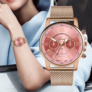 ภาพขนาดย่อของภาพหน้าปกสินค้านาฬิกาข้อมือควอตซ์ สายสแตนเลส สำหรับผู้หญิง จากร้าน comfortzone.th บน Shopee