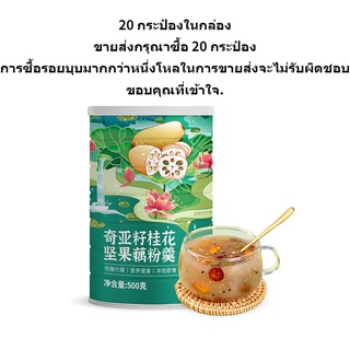 ภาพขนาดย่อของภาพหน้าปกสินค้าจัดส่งจากประเทศไทย แป้งรากบัว 500g อาหารเช้ามีคุณค่าทางโภชนาการทดแทน ผงรากบัวZAD191 จากร้าน kuike124.th บน Shopee ภาพที่ 6