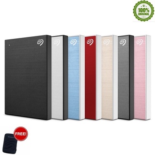 ภาพหน้าปกสินค้าSeagate 2TB Backup Plus Slim USB 3.0 Portable External Hard Disk( Black/Blue/Red/Silver/Gold/Rose Gold/Space Grey) ที่เกี่ยวข้อง