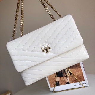 Tory BURCH KIRA กระเป๋าสะพายไหล่ สีขาว