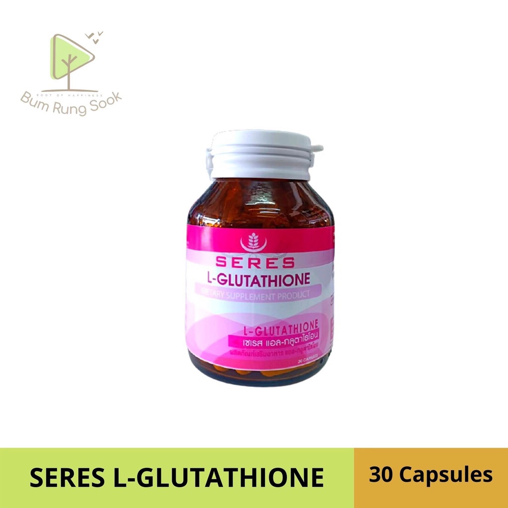 seres-l-glutathione-เซเรส-แอล-กลูตาไธโอน-ช่วยให้ผิวขาวกระจ่างใส-30-แคปซูล