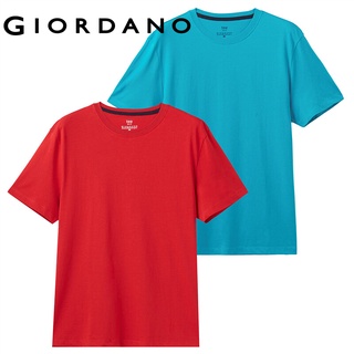 Giordano เสื้อยืดแขนสั้น จำนวน 2 ชุด มีหลายแบบด้วยกัน Free Shipping 01247004 BCFA