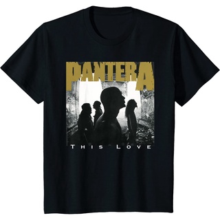 คอลูกเรือเสื้อยืดคอกลมเสื้อยืดแขนสั้น พิมพ์ลาย Pantera Official This Love คุณภาพสูง แฟชั่นฤดูร้อนผ้าฝ้ายแท้