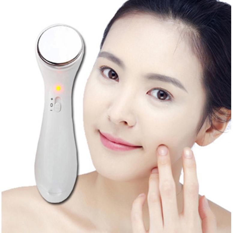 Facial Massager เครื่องนวดหน้าระบบไอออนนิค ขนาดพกพา + พร้อมถ่าน .