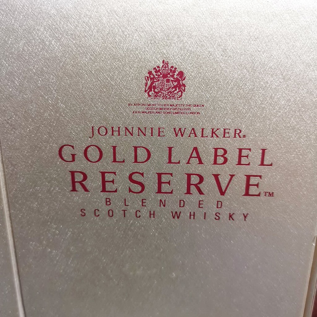 johnnie-walker-gold-label-reserve-ขวดเหล้า-เปล่า-พร้อมกล่อง-และถุง