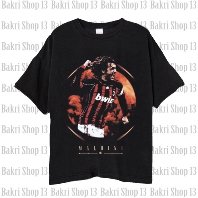 ac-milan-paulo-maldini-เสื้อยืด-เสื้อฟุตบอล-ในตํานาน-ii-capitano-ac-milan-paulo-maldini-unisexs-5xl