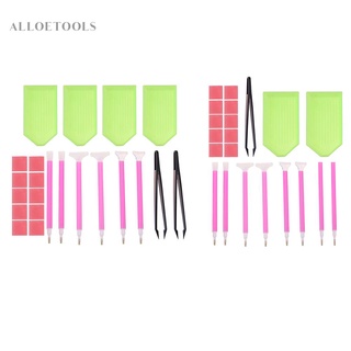 Alloet- ชุดเครื่องมือปากกาปักครอสติชคริสตัล 5D DIY