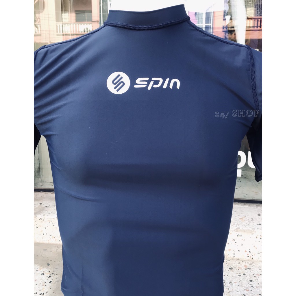 เสื้อรัดกล้ามเนื้อ-แขนสั้น-body-fit-spin-รหัส-bf-101ny-l-ไซส์-l