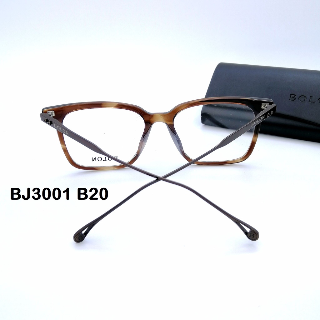 กรอบแว่นสายตา-bolon-รุ่น-bj3001-b20-ทรงเหลี่ยม