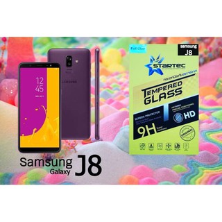 STARTEC ฟิล์มกระจกเต็มจอ Samsung J8  (กระจกหน้าเต็ม+หลังเคพร่าใส)  Black สินค้าคุณภาพ รับประกันของแท้ 100%