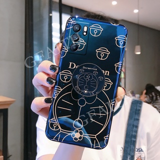 เคสโทรศัพท์ OPPO Reno 6 6Z 5 5Pro Marvel Edition 4Z 4 4Pro 5G 4G 2021 New Casing Cute Doraemon Softcase With Stand Holder Case Blu-ray Shiny Cartoon Couple IMD Phone Cover เคส Reno6 Z Reno5 Reno4 Z Pro