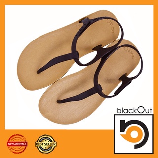 Blackout Slingback / แตะหนีบรัดส้นทอง(หูดำ)