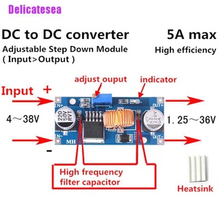 Delicatesea&gt; อุปกรณ์ควบคุมแรงดันไฟฟ้า Dc-Dc 4V-38v To 3.3V 12V 24V 5A สําหรับคอมพิวเตอร์