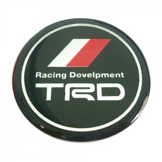 ราคาต่อ 2 ดวง สติกเกอร์ TRD racing Develpment สติกเกอร์เรซิน sticker rasin ขนาด 45 / 50 มิล