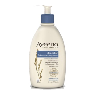 Aveeno Skin Relief Moisturizing Body Lotion อาวีโน่ โลชั่นทาผิว สกิน รีลีฟ มอยส์เจอร์ไรซิ่ง โลชั่น 354 มล.