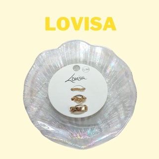 Chain Ring (เซท 3 ชิ้น น่ารัก) 👉แบรนด์: Lovisa (แบรนด์แท้)