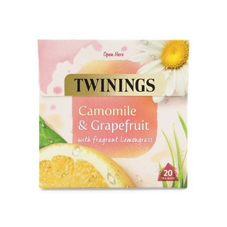 [แยกซอง/ยกกล่อง] Twinings, CAMOMILE &amp; GRAPEFRUIT ไม่มีคาเฟอีน