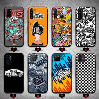 เคสโทรศัพท์ซิลิโคน ลายโลโก้ Vans สีดํา สําหรับ Vivo Y11S Y20i Y20S Y20 Y31 X60 Y30 2021 Y51