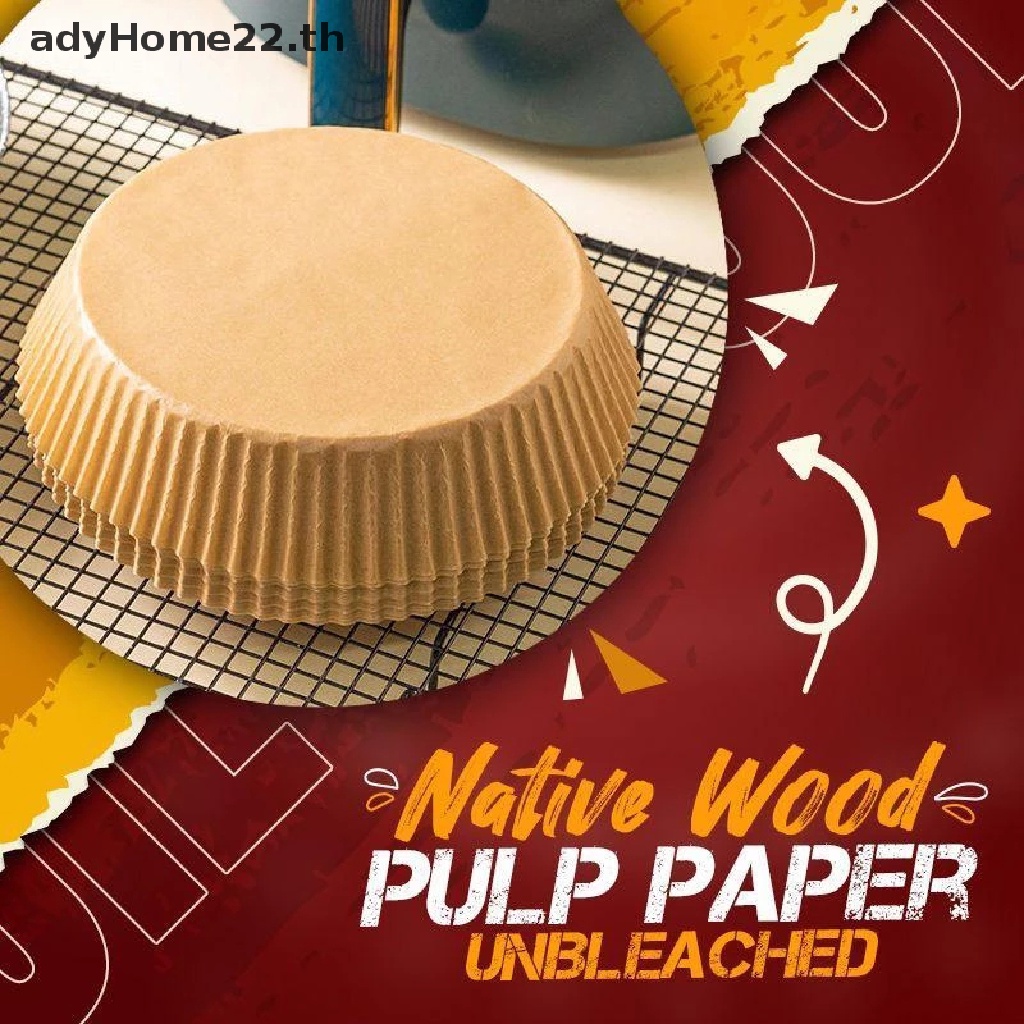 adyhome-แผ่นกระดาษรองหม้อทอดไร้น้ํามัน-แบบใช้แล้วทิ้ง-สําหรับเตาอบ-ห้องครัว-50-ชิ้น