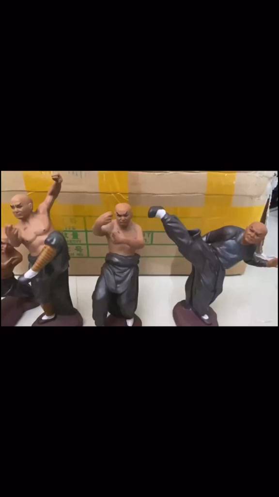 การต่อสู้จีน-kung-fu-ของแท้-วัดเส้าหลิน-foshan-shiwan-บอนไซตุ๊กตากระถางดอกไม้ตัวเลขการตกแต่ง