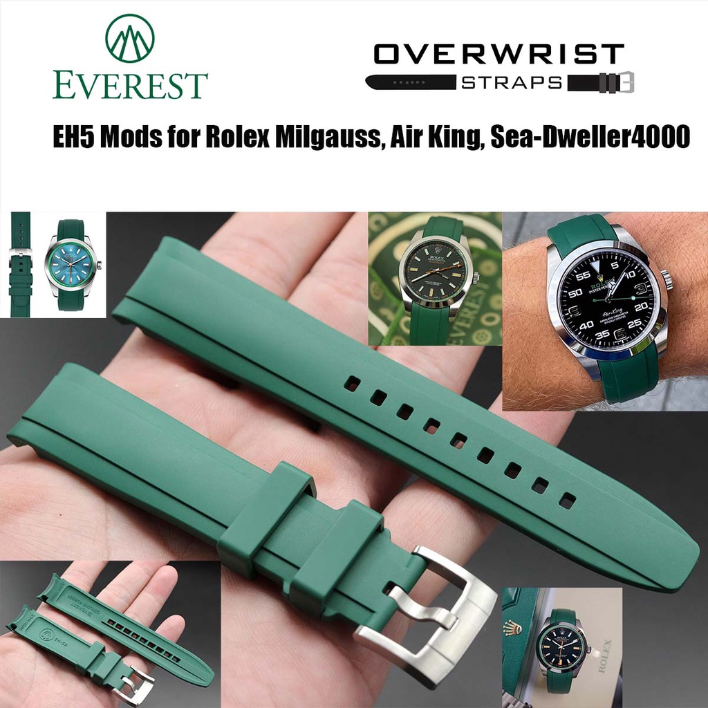 สายยาง everest eh5 mods for rolex milgauss, air king, sea-dweller 4000 - Main Image