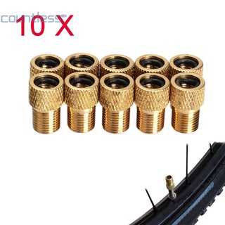 Available-10x Converter Presta to Schrader Bicycle Bike Valve Adaptor Tube Pump Tool -COU