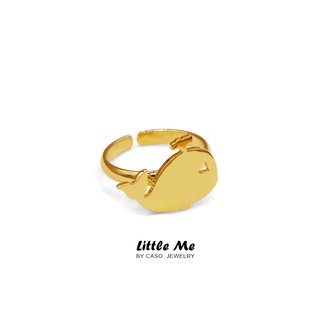 Little Me by CASO jewelry แหวนวาฬจิ๋ว  สีทอง / สีชมพู / สีเงิน  สินค้าทำมือ ของขวัญสำหรับเธอ