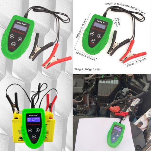 เครื่องวัดค่า-cca-เครื่องวัดแบตเตอรี่-foxsur-12v-car-battery-detector-เครื่องชาร์จอัจฉริยะและฟื้นฟูแบตเตอรี่รถยนต์