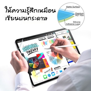 ฟิล์มกระดาษ ฟิล์ม ไอแพด paperlike Sams paper like film for samsung Tab S7 plus lite S8 plus lite Tab A7 lite S7FE