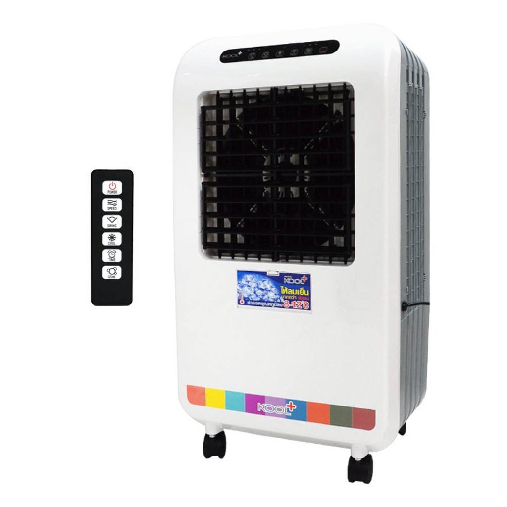 KOOL+ พัดลมไอเย็น รุ่น AC-901 (สีขาว) | Shopee Thailand