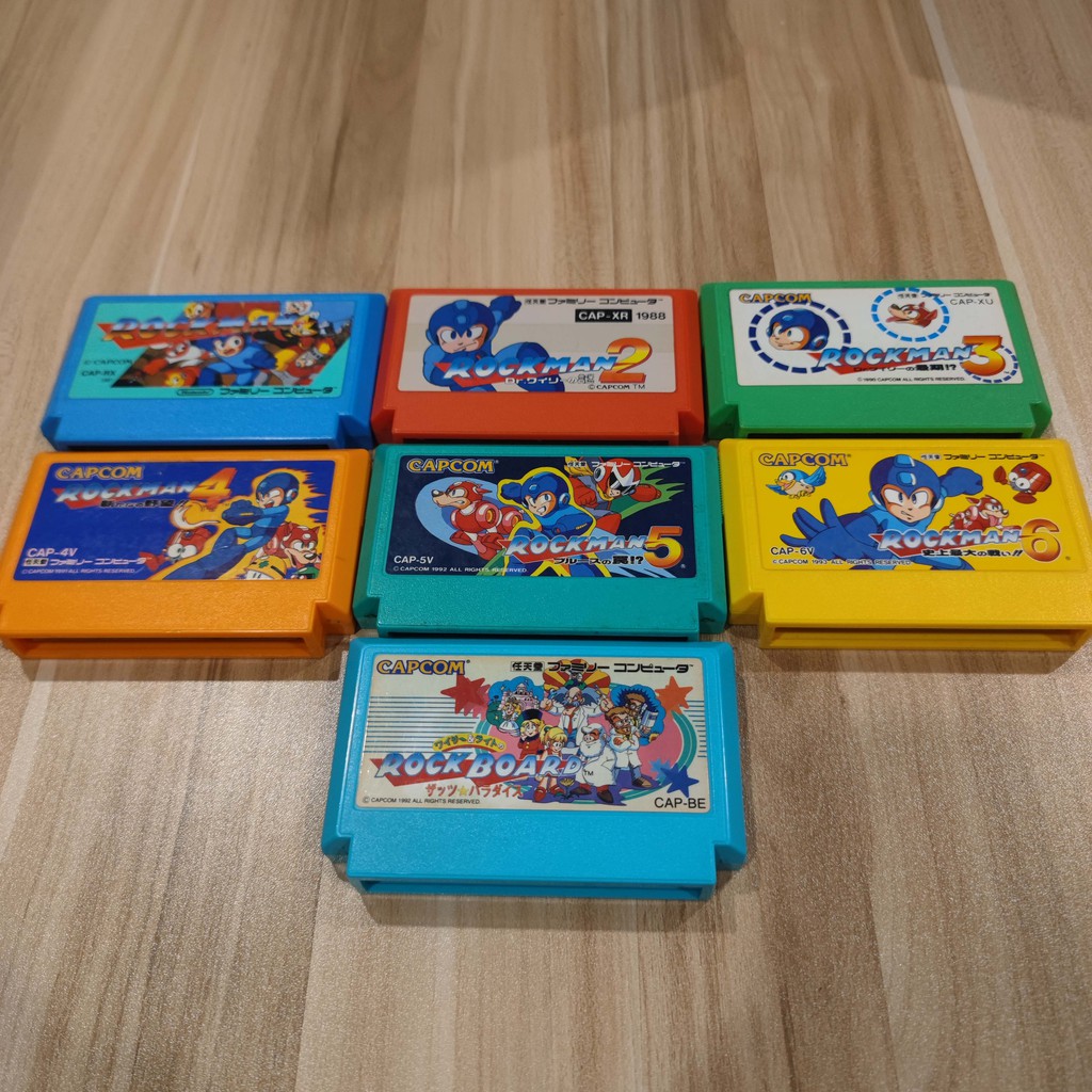 รูปภาพสินค้าแรกของเกม Rockman 1-6 และ Rockboard Famicom / Family Computer / FC / NES ร็อคแมน