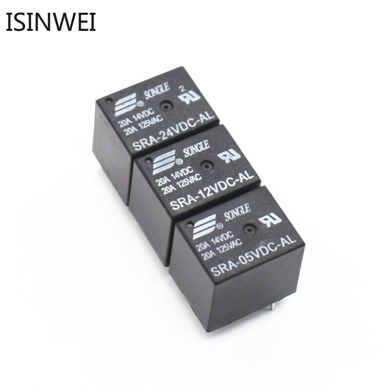 5PCS Automotive Relays SRA-05VDC-AL SRA-12VDC-AL SRA-24VDC