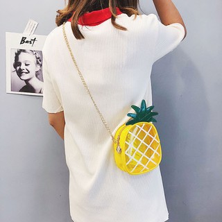 ภาพขนาดย่อของภาพหน้าปกสินค้าpineapple bag จากร้าน longdoshop บน Shopee ภาพที่ 6