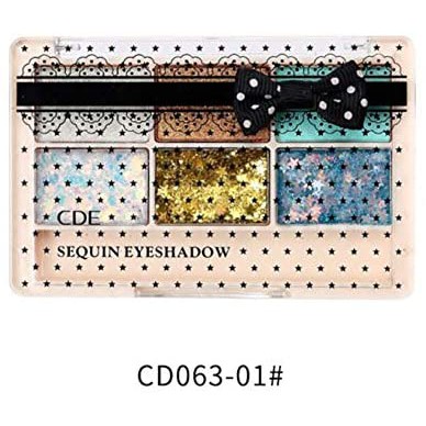 อายแชโดว์กากเพชร-cde-ซีดีอี-starlight-6-color-eyeshadow-cd063