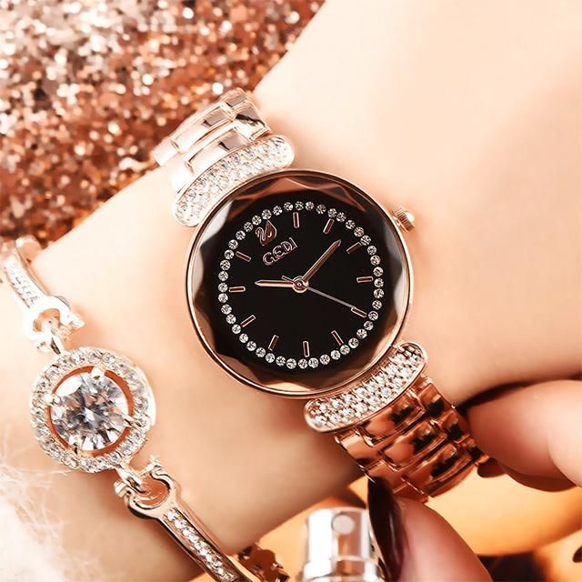 ภาพหน้าปกสินค้าGEDI 3040 แกะกล่อง 100% นาฬิกาแฟชั่น นาฬิกาข้อมือผู้หญิง จากร้าน minutemore บน Shopee