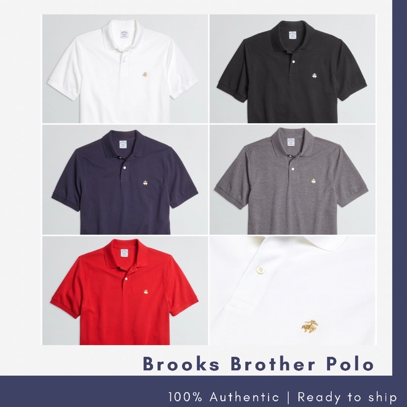 เสื้อโปโล-brooks-brother-classic-polo-ของแท้