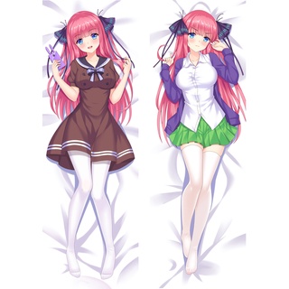 60x180 ซม. อะนิเมะ The Quintessential Quintuplets Nino Dakimakura ปลอกหมอนบอดี้ กอดร่างกาย พร็อพ