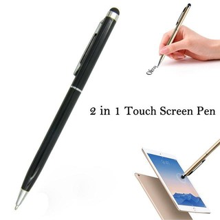 2in1 Capacitive Touch Screen Stylus with Point Pen