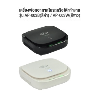 ภาพหน้าปกสินค้าGMAX เครื่องฟอกอากาศในรถ/โต๊ะทำงาน รุ่นAP-003W/B สำหรับพื้นที่ 10-20m²  (ตัวเครื่องมีหน้าจอแสดงผลค่า PM2.5) ที่เกี่ยวข้อง