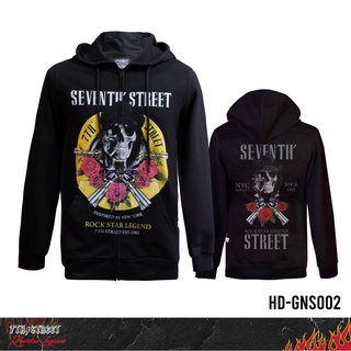 7th Street Hood เสื้อฮู้ด แบบซิบหน้า รุ่น HD-GNS002