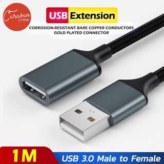 Caravan Crew USB 2.0 Male to Female Extension Cable 1M กับสตรีเพศส่วนเคเบิลทีวี 1แผ่น