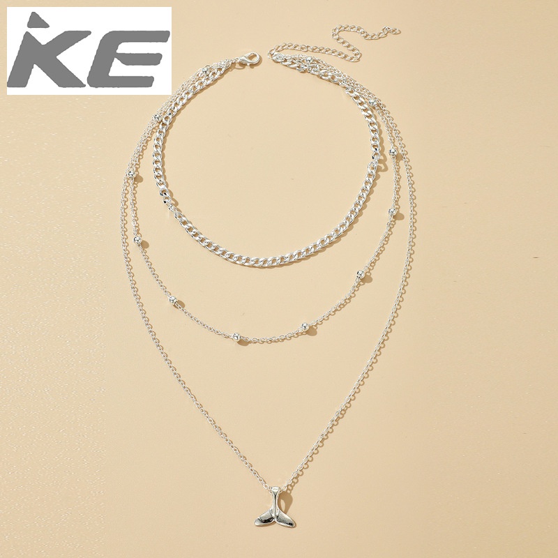 multifishtail-necklace-simple-alloy-ball-clavicle-chain-women-for-girls-for-women-low-price