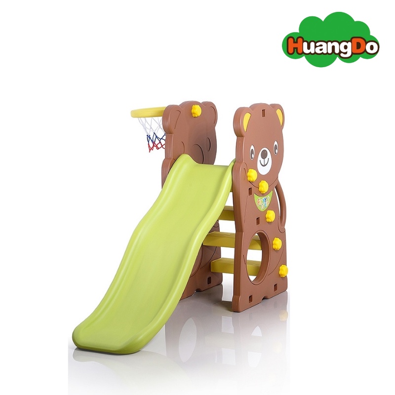 huangdo-ชิงช้า-สไลเดอร์หมี-bear-slide-with-swing-สไลเดอร์-3in1-ชิ้นใหญ่-เหมาะสำหรับเด็กอายุ-1-6-ปี