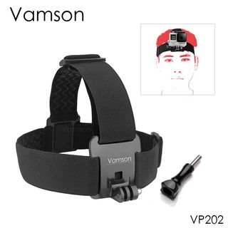 ภาพหน้าปกสินค้าสายคล้องหัว Vamson ปรับได้ อุปกรณ์เสริม สําหรับ Gopro Hero 9 8 7 Gopro Hero 7 6 5 4 SJCAM VP202 ซึ่งคุณอาจชอบสินค้านี้