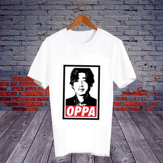 เสื้อยืดสีขาว สั่งทำ เสื้อแฟนคลับ เสื้อ Fanmeeting ศิลปินเกาหลี เสื้อยืด โอปป้า ยุนคเยซัง Oppa Yoon Kye Sang - OPA68